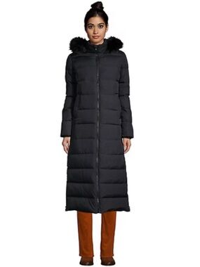 Lands’ End Long Winter Down Jacket XS